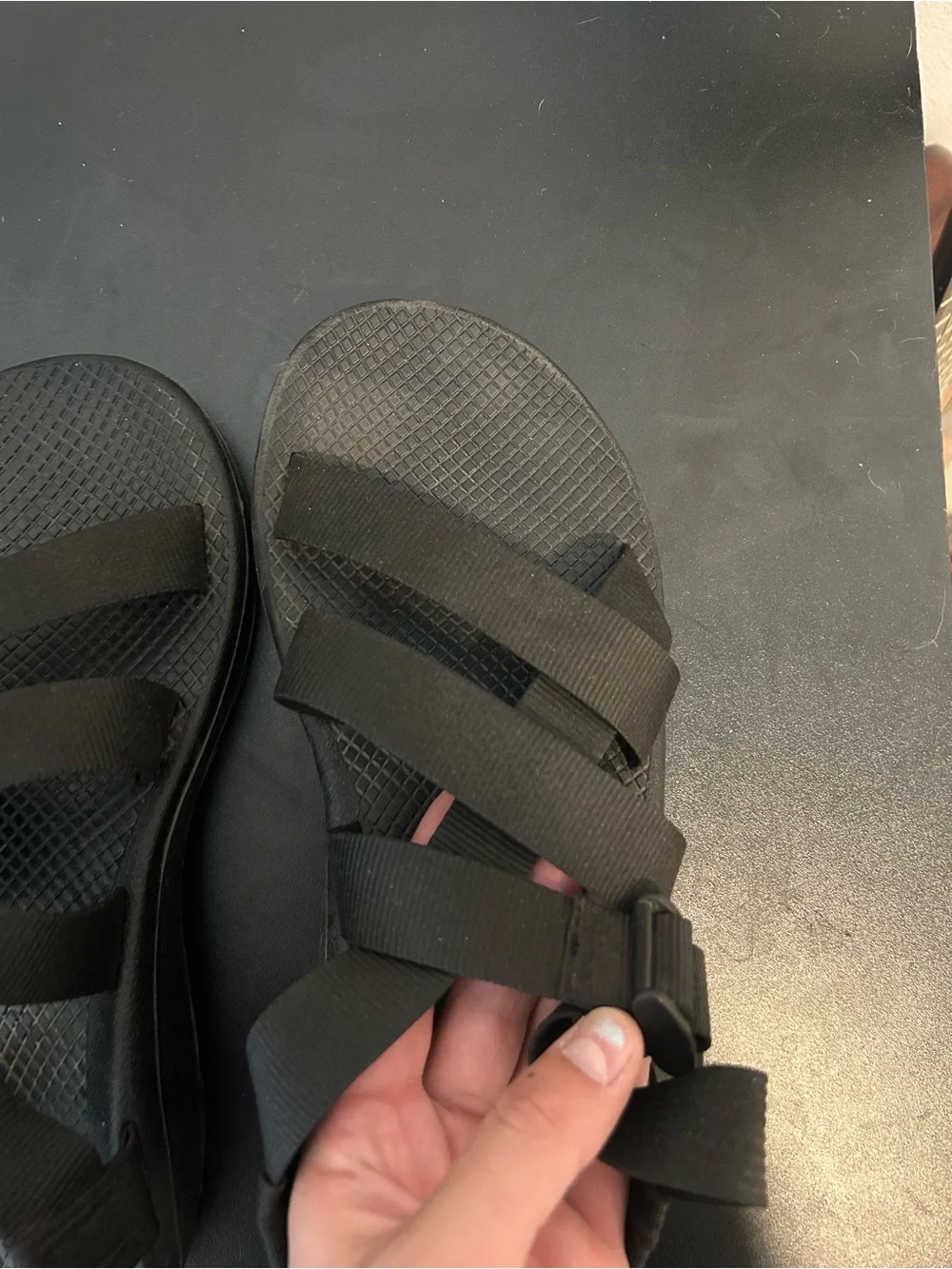 Chaco Men's Black Strappy Sport Sandals